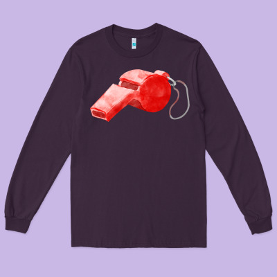 Whistle  Fa Element Long Sleeve Tee Designed By Fadigitalartstudio