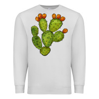 Dove Grey cactus Premium Sweatshirt - BarkalooDesign