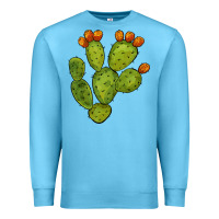 Ocean Blue cactus Premium Sweatshirt - BarkalooDesign