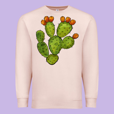 Cactus Premium Sweatshirt Designed By Barkaloodesign