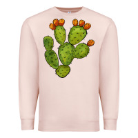 Pale Pink cactus Premium Sweatshirt - BarkalooDesign