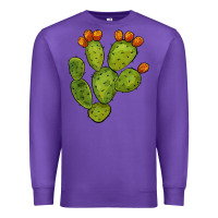 Purple cactus Premium Sweatshirt - BarkalooDesign