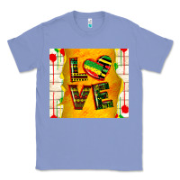 Colony Blue juneteenth love Classic Tee - TumblerDesignByShophia