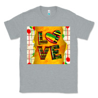 Heather Grey juneteenth love Classic Tee - TumblerDesignByShophia