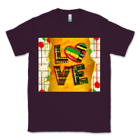 Plum juneteenth love Classic Tee - TumblerDesignByShophia