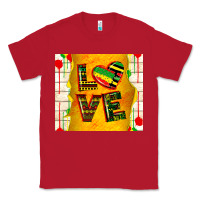 Red juneteenth love Classic Tee - TumblerDesignByShophia