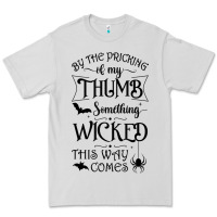 Dove Grey something wicked this way comes witchcraft halloween 2021 t shirt Premium Tee - longCreatives