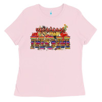 Bubblegum Pink Mexican Mom Ladies Tee - NancyCooperArtShop