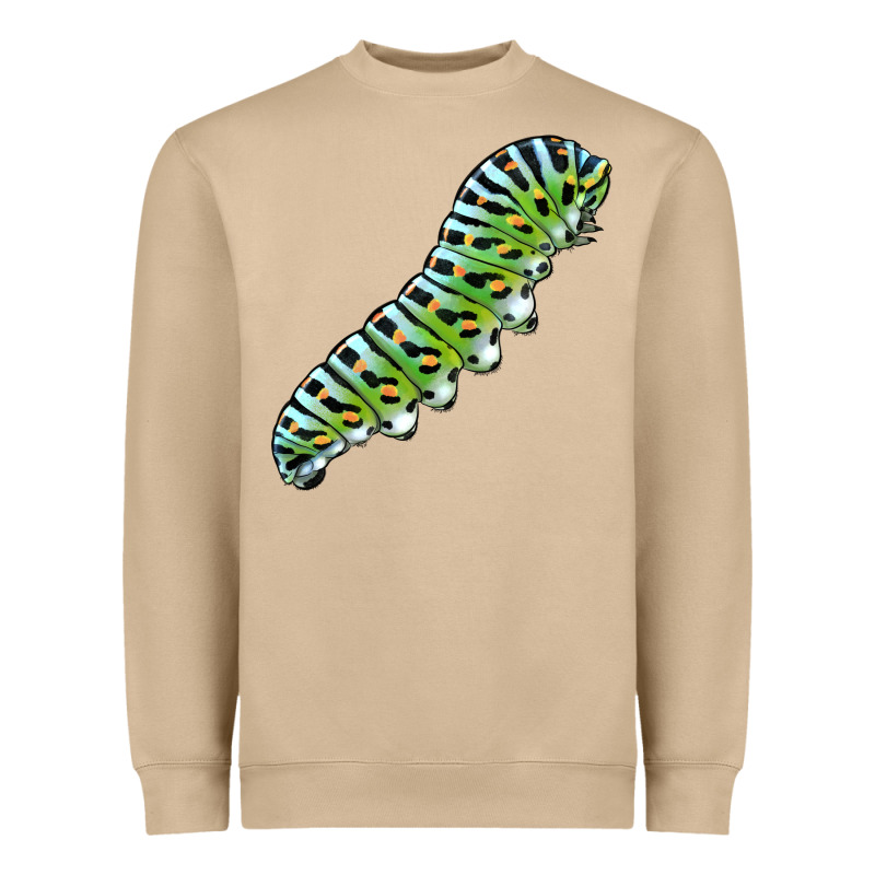 Papilio Machaon Caterpillar Heavyweight Sweatshirt by LillyAllenDesigns | Teevron