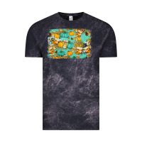 Cloud Black western fall vibes background Vintage Tee - Jasminsmagicworld