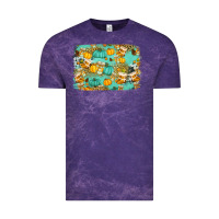 Cloud Purple western fall vibes background Vintage Tee - Jasminsmagicworld
