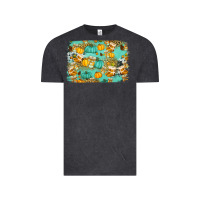 Western Fall Vibes Background Vintage Tee | Teevron