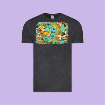 Western Fall Vibes Background Vintage Tee Designed By Jasminsmagicworld