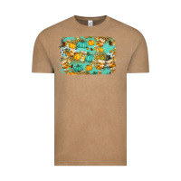 Vintage Coffee western fall vibes background Vintage Tee - Jasminsmagicworld
