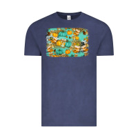 Vintage Denim western fall vibes background Vintage Tee - Jasminsmagicworld