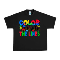 Black Color outside the lines Urban Heavy Tee - CowGirlArtShop
