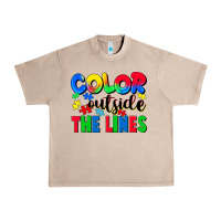 French Oak Color outside the lines Urban Heavy Tee - CowGirlArtShop