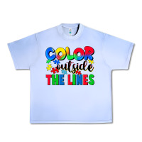Grape Ice Color outside the lines Urban Heavy Tee - CowGirlArtShop