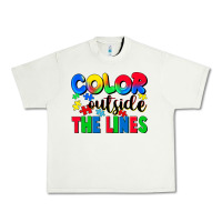 Pistachio Color outside the lines Urban Heavy Tee - CowGirlArtShop