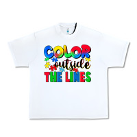 White Color outside the lines Urban Heavy Tee - CowGirlArtShop