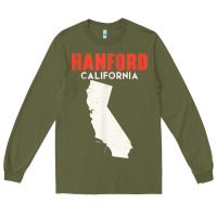 Army Green hanford california usa state america travel californian Long Sleeve Tee - longCreatives