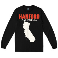 Black hanford california usa state america travel californian Long Sleeve Tee - longCreatives
