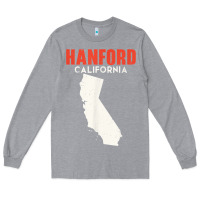 Heather Grey hanford california usa state america travel californian Long Sleeve Tee - longCreatives