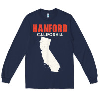 Navy hanford california usa state america travel californian Long Sleeve Tee - longCreatives
