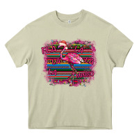 Mossy Flamingo Christmas Heavy Core Tee - Bettercallsaul