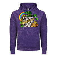 Cloud Purple Arkansas map St. Patrick's Vintage Hoodie - CowGirlArtShop