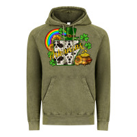 Vintage Olive Arkansas map St. Patrick's Vintage Hoodie - CowGirlArtShop
