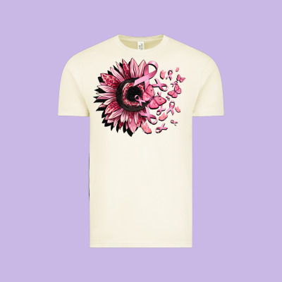 Cancer Sunflower Vintage Tee Designed By Cowgirlartshop