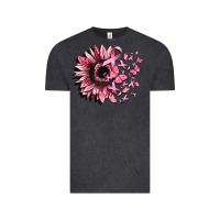 Vintage Black cancer sunflower Vintage Tee - CowGirlArtShop