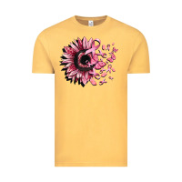 Vintage Mustard cancer sunflower Vintage Tee - CowGirlArtShop