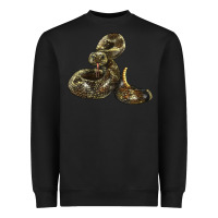 Black Rattlesnake Heavyweight Sweatshirt - LillyAllenDesigns