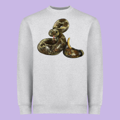Rattlesnake Heavyweight Sweatshirt Designed By Lillyallendesigns