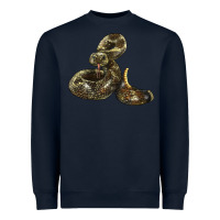 Navy Rattlesnake Heavyweight Sweatshirt - LillyAllenDesigns