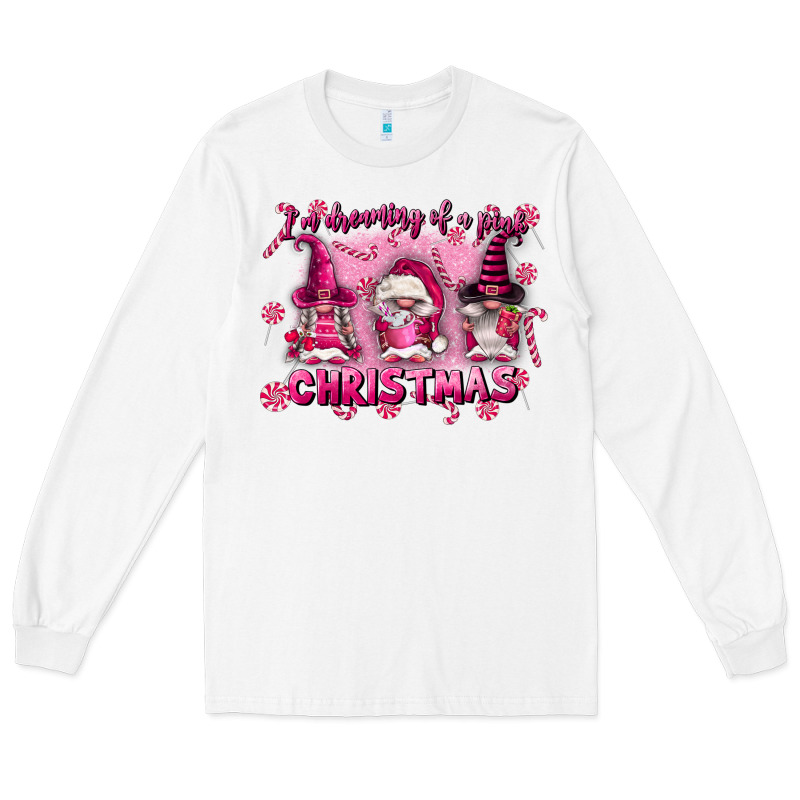 I'm Dreaming Of A Pink Christmas Long Sleeve Tee by FaDigitalArtStudio | Teevron