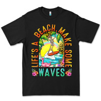 Black Life's a beach make some waves Premium Tee - NancyCooperArtShop