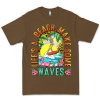 Cacao Life's a beach make some waves Premium Tee - NancyCooperArtShop