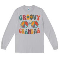 Moon Dust groovy grandma retro 70s peace sign design grandmother Long Sleeve Tee - longCreatives