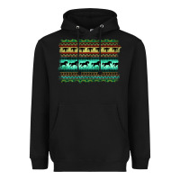 Black turquoise aztec bullskull and horse Heavyweight Hoodie - BarkalooDesign