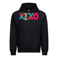 Black xoxo holstein cow Urban Hoodie - AdoDesignShop