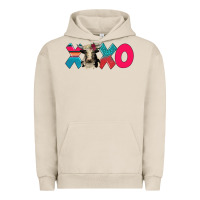 Pigment French Oak xoxo holstein cow Urban Hoodie - AdoDesignShop