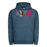 Pigment Midnight Navy xoxo holstein cow Urban Hoodie - AdoDesignShop