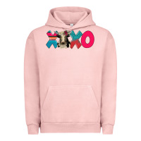 Pigment Salmon xoxo holstein cow Urban Hoodie - AdoDesignShop