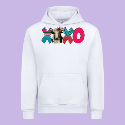 Xoxo Holstein Cow Urban Hoodie Designed By Adodesignshop