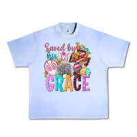 Grape Ice Saved by his grace Easter Day Urban Heavy Tee - HowdyJamesFarm
