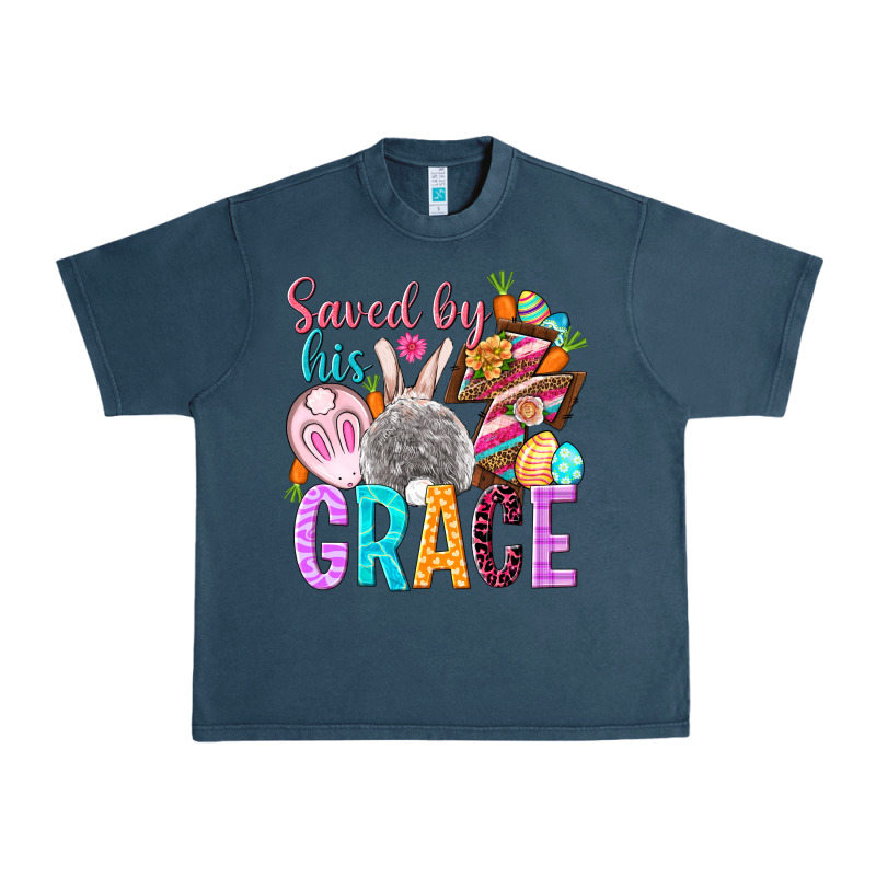 Saved By His Grace Easter Day Urban Heavy Tee by HowdyJamesFarm | Teevron