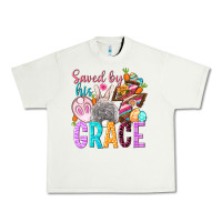 Pistachio Saved by his grace Easter Day Urban Heavy Tee - HowdyJamesFarm